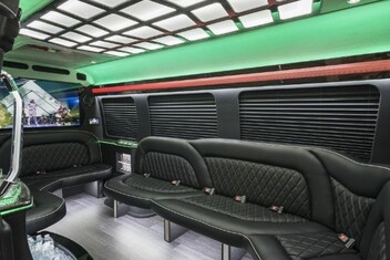 Indianapolis Sprinter Party Bus Interior